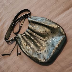 Nanette Lepore boho style purse, black